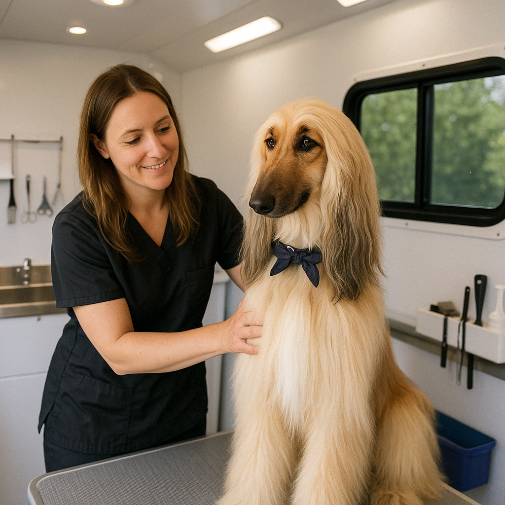 How to Keep a Long-Haired Dog Looking Fresh Between Grooms