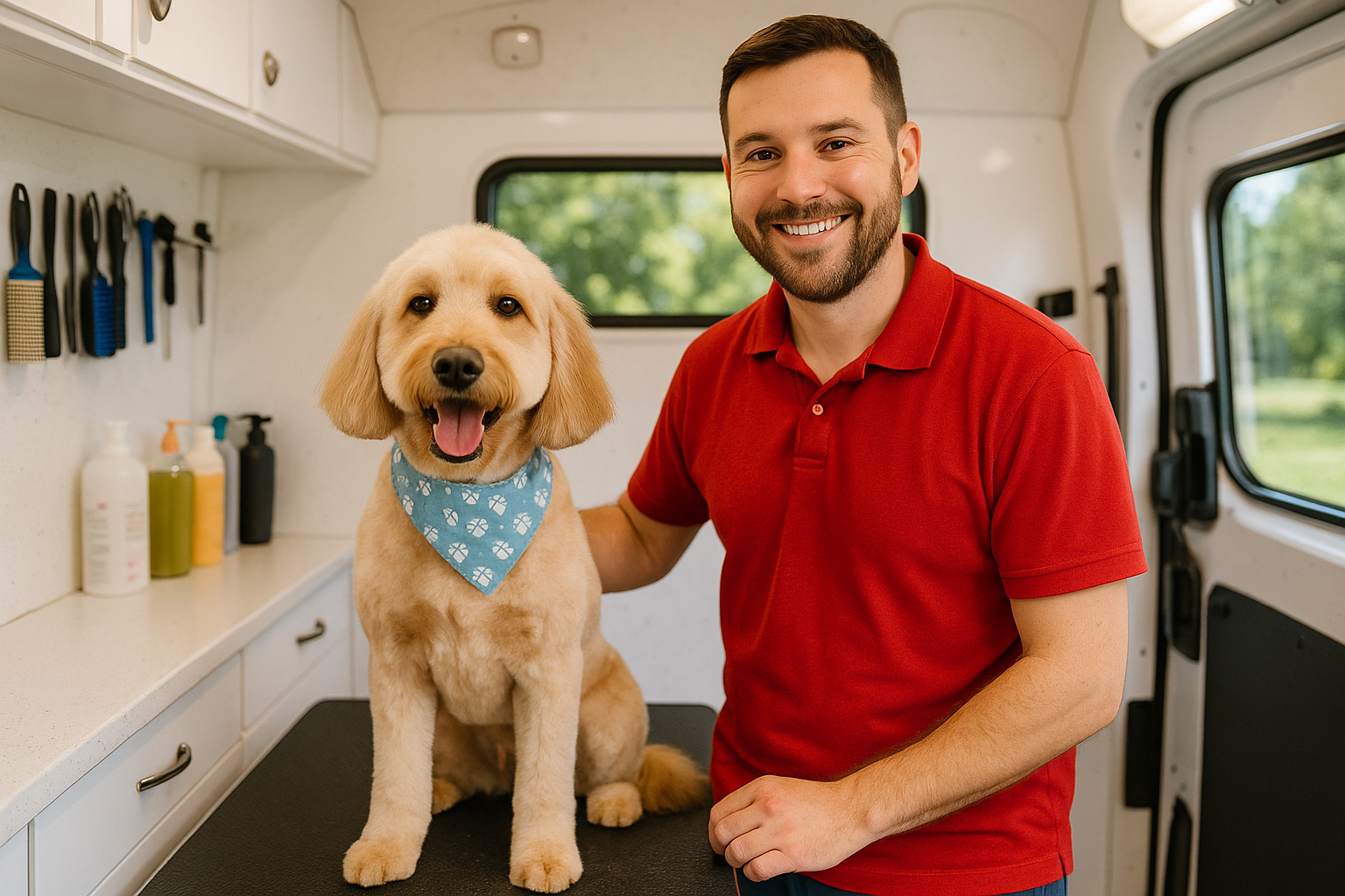 A Day in the Life of a Mobile Dog Groomer: Behind-the-Scenes